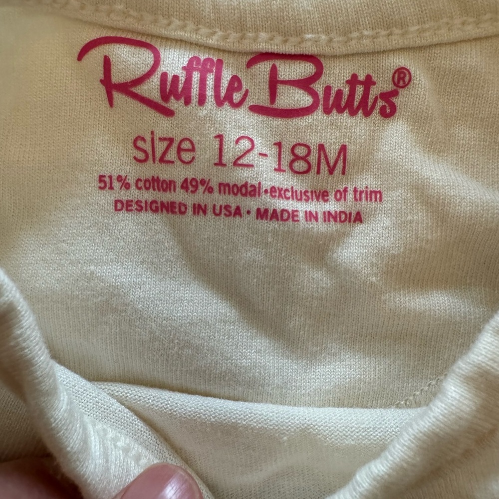 NWOT RuffleButts Bodysuit - Picture 3 of 6